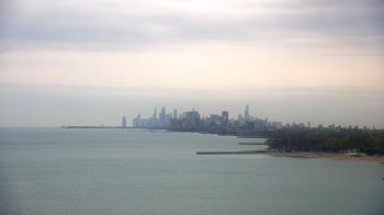 Weather camera view of Northwestern University.