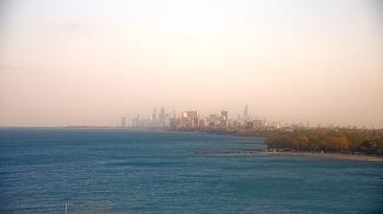 Weather camera view of Northwestern University.