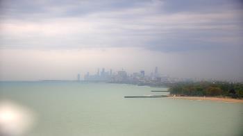 Weather camera view of Northwestern University.