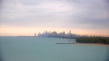 Weather camera view of Northwestern University.