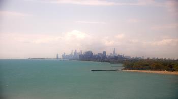 Weather camera view of Northwestern University.