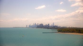 Weather camera view of Northwestern University.