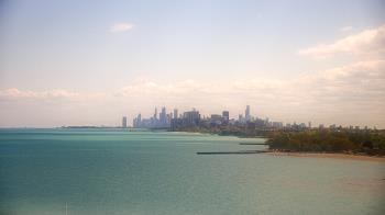 Weather camera view of Northwestern University.