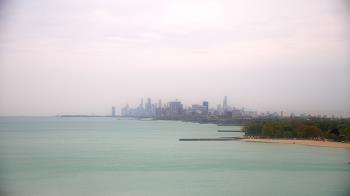 Weather camera view of Northwestern University.