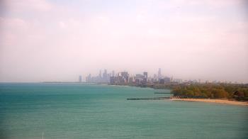 Weather camera view of Northwestern University.