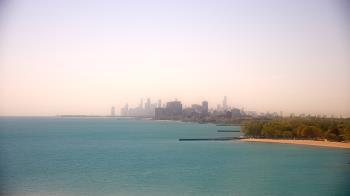 Weather camera view of Northwestern University.