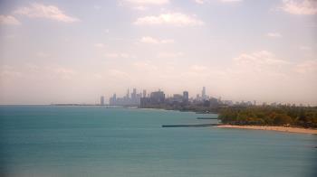 Weather camera view of Northwestern University.