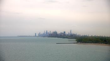 Weather camera view of Northwestern University.