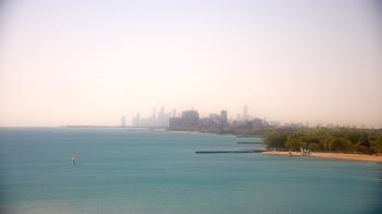Weather camera view of Northwestern University.