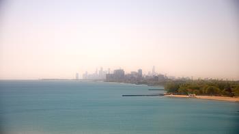 Weather camera view of Northwestern University.