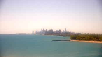 Weather camera view of Northwestern University.