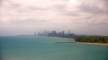 Weather camera view of Northwestern University.