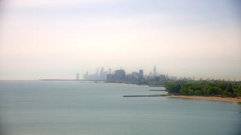 Weather camera view of Northwestern University.