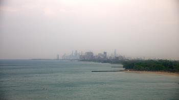 Weather camera view of Northwestern University.