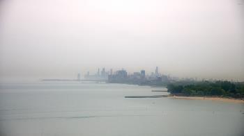 Weather camera view of Northwestern University.