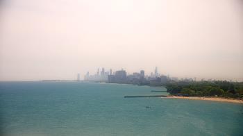 Weather camera view of Northwestern University.