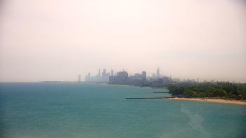 Weather camera view of Northwestern University.