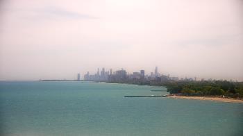 Weather camera view of Northwestern University.