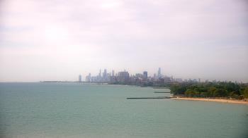 Weather camera view of Northwestern University.