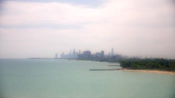 Weather camera view of Northwestern University.