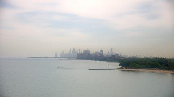 Weather camera view of Northwestern University.