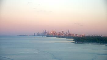 Weather camera view of Northwestern University.