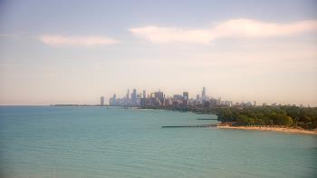 Weather camera view of Northwestern University.