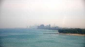 Weather camera view of Northwestern University.