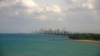 Weather camera view of Northwestern University.
