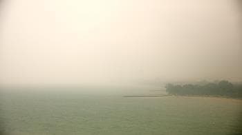 Weather camera view of Northwestern University.