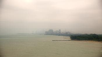Weather camera view of Northwestern University.