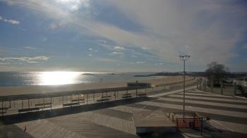 Weather camera view of Ocean Beach Park.