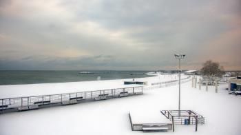 Weather camera view of Ocean Beach Park.