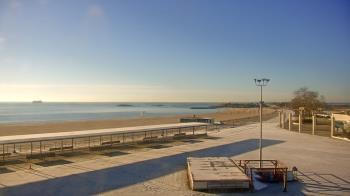 Weather camera view of Ocean Beach Park.