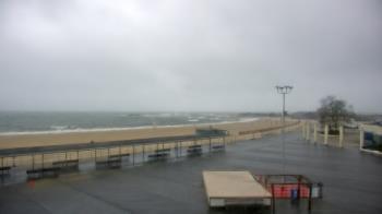 Weather camera view of Ocean Beach Park.