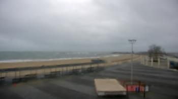 Weather camera view of Ocean Beach Park.
