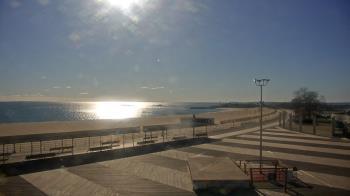 Weather camera view of Ocean Beach Park.