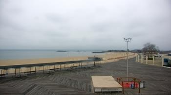 Weather camera view of Ocean Beach Park.