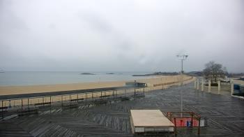 Weather camera view of Ocean Beach Park.