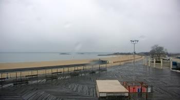 Weather camera view of Ocean Beach Park.