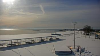 Weather camera view of Ocean Beach Park.
