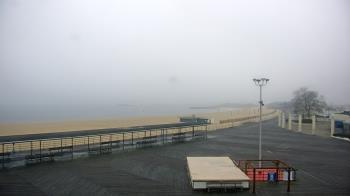Weather camera view of Ocean Beach Park.