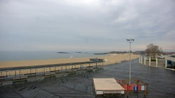 Weather camera view of Ocean Beach Park.