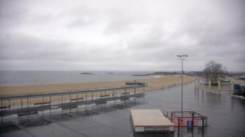 Weather camera view of Ocean Beach Park.