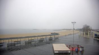Weather camera view of Ocean Beach Park.