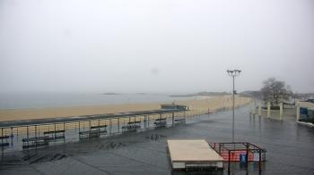Weather camera view of Ocean Beach Park.