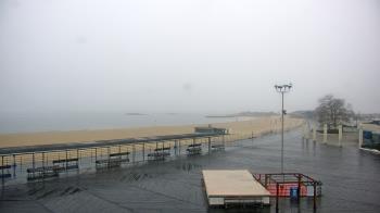 Weather camera view of Ocean Beach Park.