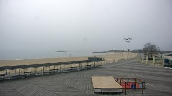 Weather camera view of Ocean Beach Park.