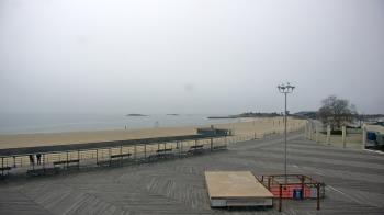Weather camera view of Ocean Beach Park.