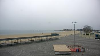 Weather camera view of Ocean Beach Park.